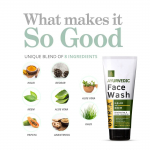 Ustraa Face Wash aknet&otilde;rje &ndash; neemi ja s&ouml;ega n&auml;opesuga &ndash; 200 g &ndash; &otilde;lit&otilde;rje, ennetab akne teket, eriti rasusele nahale, sulfaadivaba, parabeenivaba 200 ml