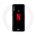 Huawei p30 lite Netflixi logo &uuml;mbris punasel mustal taustal