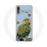 Roheline &uuml;mbris Huawei P20 Parakeets Birds jaoks