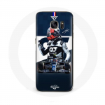 &Uuml;mbris Samsung Galaxy S6 edge Formula 1 Max Verstappen F1 Racing Driver Blue jaoks