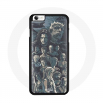 &Uuml;mbris telefonile Iphone 7 Game of Thrones, 8. hooaeg Game of Thrones Plakati tegelased hall taust