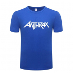Rock Band ANTHRAX tr&uuml;kitud T-s&auml;rgid Unisex Hip Hop l&uuml;hikeste varrukatega O kaelusega Puuvillane Unisex T-s&auml;rk Cool Funny Streetwear Top Tee Summer Style L