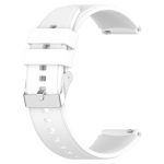 Silikoonrihm Huawei kella 3 / GT2 / GT3 / GT2 Pro / Samsung Watch 3 jaoks 4 / Active 2 asendusrihm Huami GTR 3 jaoks / GTS 3 20 mm 22 mm 20MM valge