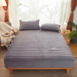 Piimavelvet sojakiust tepitud protsessiga sobitatud lina 160x200, pehme madratsikaitse elastse ribaga, talvel paks soe 80x200x30cm