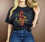 Hawaii Lahaina Maui Vanaaegne Hawaii Saared Surf Trendikas Unisex T-s&auml;rk S