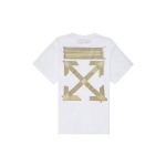 Off-White Lindi nooled L&uuml;hikeste varrukatega &uuml;leseelik Valge Meeste topid OMAA038R201850020148 S