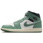 Air Jordan 1 Mid Jade Smoke Naiste tossud Roheline Seil Antratsiit BQ6472-130 35.5