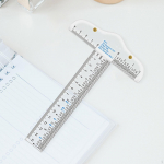Clear Acrylic T Square Ruler 6 inch Metric Stationery Shaped Drafting Tool for