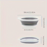 1 tk, kaasaskantav kokkupandav kraanikauss kodus, &uuml;hiselamus ja &otilde;ues kasutamiseks &ndash; paksendatud plastist kokkupandav kraanikauss jalgade ja k&auml;te pesemiseks A-2