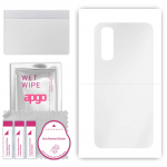 apgo Ultra Clear Protective Skin Sticker for the back compatible with Realme Narzo 30, Wrap Film, Hydrogel Film, Flexible, Soft TPU with positioning l