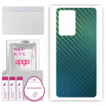 apgo Protective Skin Sticker for the back compatible with Xiaomi 13 Lite, Wrap Film, Foil, Vinyl - Pattern Carbon Chameleon CAKA1