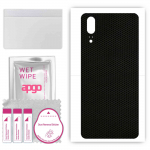 apgo Protective Skin Sticker for the back compatible with Huawei P20, Wrap Film, Foil, Vinyl - Pattern Matrix