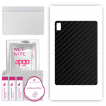 apgo Protective Skin Sticker for the back compatible with Blackview Tab 12, Wrap Film, Foil, Vinyl - Pattern Carbon Black