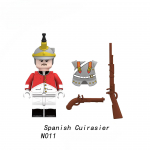 Napoleoni s&otilde;dade s&otilde;jav&auml;es&otilde;durid ehitusplokid II maailmas&otilde;ja minifiguurid Prantsuse Briti vutip&uuml;ssid relvad m&auml;nguasjad lastele