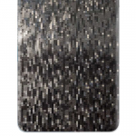 apgo Protective Skin Sticker for the back+sides compatible with vivo iQOO 3 5G, Full Wrap Film, Foil, Vinyl - Pattern Carbon Black Pixel