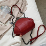 Uus Vintage Kahe rihmaga Shell Lukukott Kotid Kett Naiste &Otilde;lakotid PU Nahast Tote Naiste k&auml;ekotid Rahakotid 18cmx15cmx5cm punane