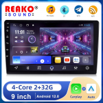 REAKOSOUND Android Double Din 9  HD 1080P autoraadio auto MP5 m&auml;ngija WIFI GPS Bluetooth FM raadio peegellink AHD tagantvaade 2+32G cp