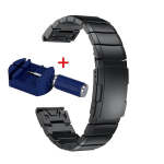 20/22/26 mm roostevabast terasest rihm Garmin Fenix ​​5 5S 5X Plus 6 6S 6X Pro 7 7 7S 7X kiirkinnitusega kellarihm For 22mm