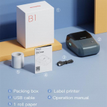 B1 Sildiprinter Kaasaskantav Tasku Bluetooth Termiline Silditegija Kleepuv Kleebis Sildistamismasin Etiquetas valge