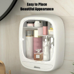 Majapidamise multifunktsionaalne seinale riputatav sahtlit&uuml;&uuml;pi meigikorraldaja suure mahutavusega kosmeetikakarp tasuta stantsimisega hoiukarp 27x10.5x34CM