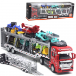 1/64 Scale 7 in 1 Ehitusm&auml;nguasjad, ehitusm&auml;nguasjad Autokandur S&otilde;iduki m&auml;nguasjade komplekt v&auml;ikelastele, lastele, poistele ja t&uuml;drukutele (klassikalise inseneriautoga) 1/48-Size:33*7.5*5cm