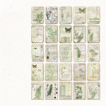50 tk Vintage Decor Scrapbooking Materjalid Paber Combo Kit DIY Junk Journal Collage Fotoalbum Retro Taustapaber