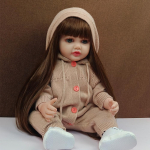 Elutruud Reborn Dolls Realistic t&auml;issilikoonist Baby Bebe Vin&uuml;&uuml;l 50cm vasts&uuml;ndinud t&uuml;drukule nukk Printsess V&auml;ikelapse m&auml;nguasi Kingitus 55cm