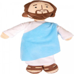 Jeesuse nukk pl&uuml;&uuml;sis religioosne kuju Ristimine Religioossed lihav&otilde;tted J&otilde;ulud Jeesuse nukk Jeesus Plush nukum&auml;nguasi Kristuse religioossed m&auml;nguasjad