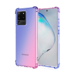 L&auml;bipaistev armas gradiendiga telefoni&uuml;mbris, &otilde;huke kriimustusvastane painduv TPU kate, p&otilde;rutuskindel kaitse&uuml;mbris Samsung Galaxy S10 5G S20 FE S21 Ultra S21+ jaoks Samsung Galaxy S10 sinine/lilla