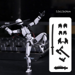 13 liigendatud liikuvat tegevusfiguuri Kujumuutev robot 3D-prinditud mannekeen Tegelane Kokkupanemine M&auml;nguasjad Vanemad-lapsed M&auml;ng Lapsed Kingitused Survet leevendav m&auml;nguasi