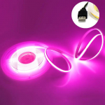 DC 5V USB COB-riba 320Leds/M valge/j&auml;&auml;sinine/roosa/kollane/roosa/punane painduv lint k&ouml;is &ouml;&ouml;lamp teleri taustavalgustuse LED-riba 3M roosa