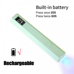 LINMANDA kerge ja esmaklassiline k&uuml;&uuml;nemasin 3 UV LED-i 3W geellakiga k&uuml;&uuml;nekuivati ​​lamp manik&uuml;&uuml;ri t&ouml;&ouml;riista laetav salongivarustus USB