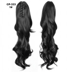 Pikakarvaline parukas PonyTail k&otilde;rge temperatuuriga siidkiust klamber, 16,5 tolli G