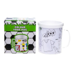 Mug double paroi avec papier tasse &agrave; Colorier Football