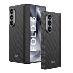 Luksuslik &uuml;li&otilde;huke s&uuml;sinikkiust telefoni&uuml;mbris Samsung Galaxy Z Fold 6 jaoks, magnetilise hinge kaitse, p&otilde;rutuskindel, &auml;ri For Galaxy Z Fold 6 must