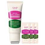 CKD Retino Kollageen Gua Sha Kortsudevastane Kreem Kaelale 50ml + Kollageeni Ampull 1ml 3tk komplekt, 1 komplekt pink