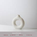 Keraamiline vaas Ringvaas Keraamiline Dekoratsioon Loominguline Keraamiline Vaas &Uuml;likond Elutoa Vaas Keraamiline S