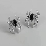 1paar gooti retro stiilis vanad &auml;mbliktsirkoonk&otilde;rvar&otilde;ngad naistele isikup&auml;rastatud k&otilde;rvar&otilde;ngad disainiga mustast tsirkoonist k&otilde;rvar&otilde;ngast ehted kingitused onesize