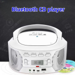 Kaasaskantav stereo-CD-m&auml;ngija AM/FM-raadio Bluetooth-k&otilde;lar USB-s&uuml;nnieelse &otilde;ppe masin