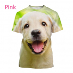 Uus meeste naljakas vabaaja koerte 3D l&uuml;hikeste varrukatega T-s&auml;rk Harajuku Style Pet Print Top Armas Looma Labradori retriiveri T-s&auml;rk XXS