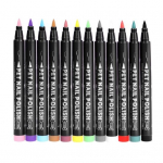 12-v&auml;rviline lemmiklooma k&uuml;&uuml;nemaalingute pliiatsikomplekt Kiirk&otilde;iv koerte k&uuml;&uuml;nelaki pliiatsid kutsikatele, kassidele Pehme pintsliotsik Loovad lemmikloomade hooldusvahendid 12pcs