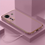 Xiaomi Poco C65 &uuml;mbrise Redmi 13C kaane jaoks 23100RN82L,23106RN0DA Luxury Square Plating Phone Case poco c65 P&otilde;rutuskindel tagakaas Redmi 13C&Case & Strap