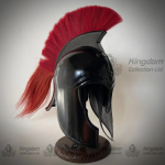 Must Troy Achilleuse kiiver Trooja kiiver rollim&auml;nguks Kingitus talle must