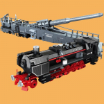 Raudteerongi kahuri mudel ehituskomplekt klotsid iselukustuvad klotsid m&auml;nguasi s&uuml;nnip&auml;ev