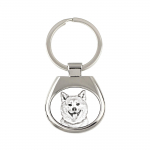 Akita, Akita Inu - keychain with a dog, keychain with a print, personalized pendant from the Art-Dog brand