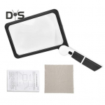 1 komplekt k&auml;eshoitav luup Reguleeritav k&auml;epide Mugav k&auml;epide Heledus 5X LED suurendusklaasi remondit&ouml;&ouml;riist majapidamistarbed must