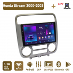 Android Carplay Autoraadio Honda Stream 2000-2003 jaoks Multimeediapleier Pea&uuml;ksus Stereo GPS-navigatsioon BT WIFI 4+64GB 1+16GB