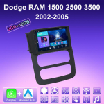 2 DIN Android Carplay autoraadio jaoks Dodge RAM 1500 2500 3500 2002-2005 Multimeediumipleier peaseade Stereo GPS Navigatsioon BT WIFI 2+32GB 2+32GB