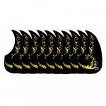 10 tk 40/41 tolli PVC materjalist akustilise kitarri pickguard heliaugu plaaster kuld/must