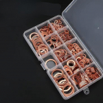 170-osalised kummist tihendid juhtmestiku taldrikukomplekti jaoks Tulem&uuml;&uuml;ri augu pistikukomplekt Traadipesuri komplekt 9 sizes 200PCS